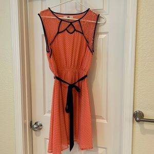 Polka Dot & lace summer dress - Size L